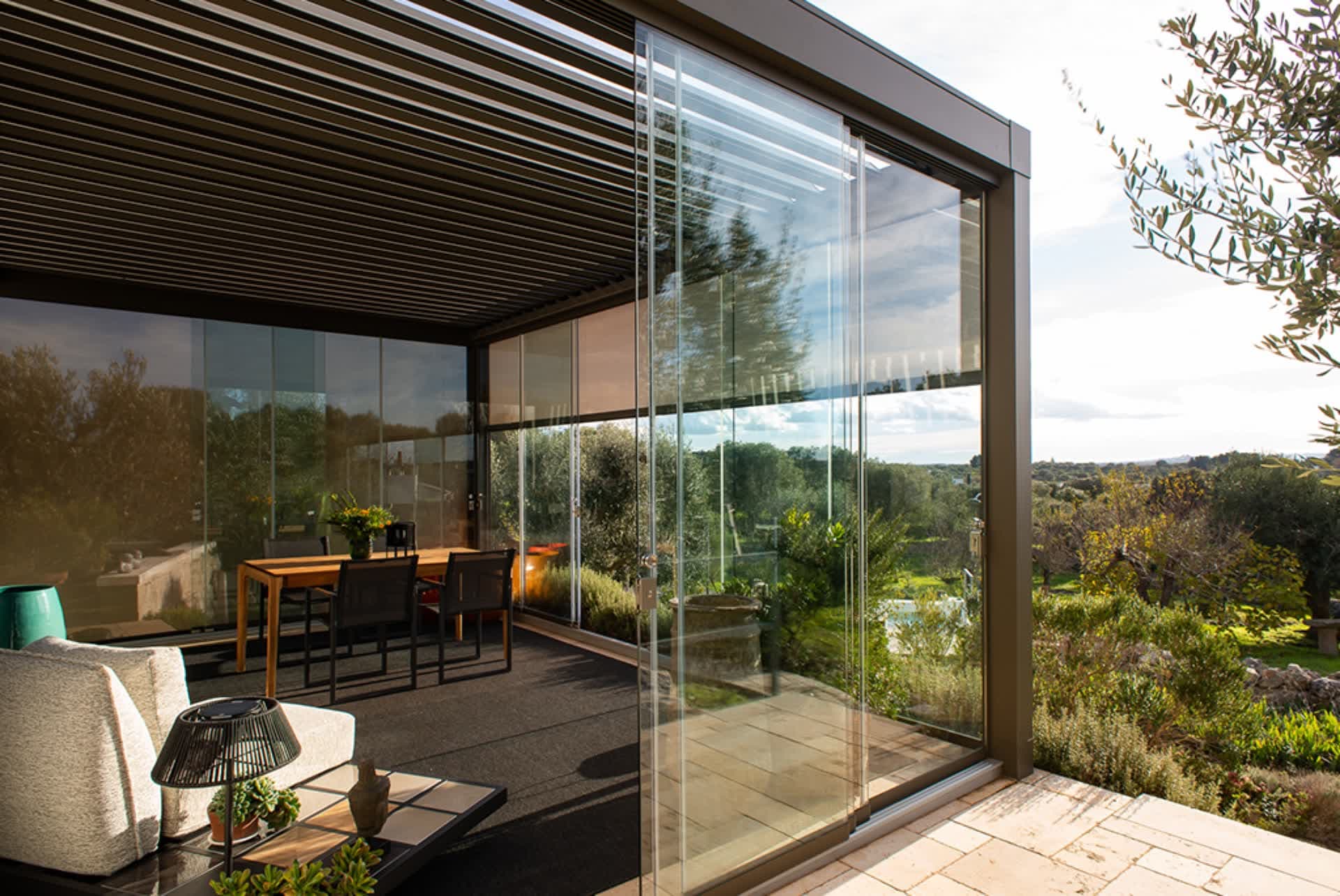 Pergola louvres detail